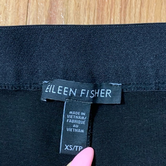 Eileen Fisher Slim Cotton Stretch Pull On Pants - Picture 7 of 12